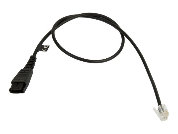 Jabra 8800-00-88 - 0,5 m - QD - RJ45 - Nero - Maschio - Maschio