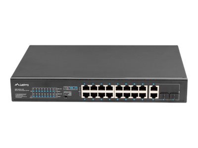 Lanberg RSFE-16P-2C-150 - Non gestito - Gigabit Ethernet (10/100/1000) - Supporto Power over Etherne