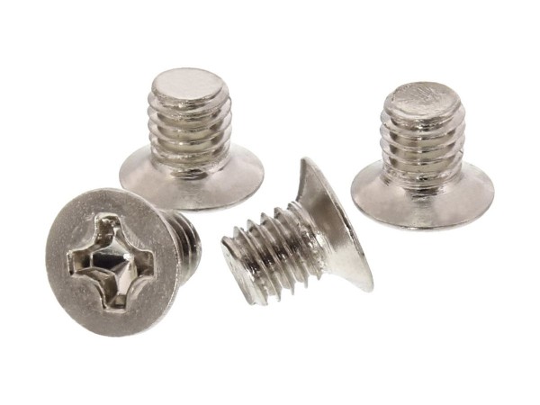 InLine Set di viti per HD/SSD da 2,5" - 3mm - svasata piatta - argento - 100pz.