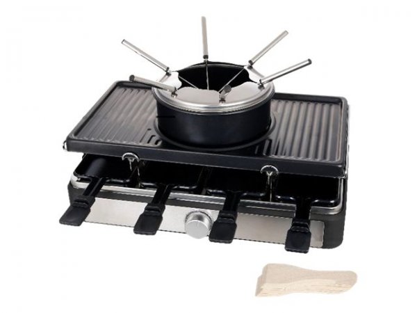 Emerio Raclettegrill 8 Pfannen Grillplatte antihaft RG-124930