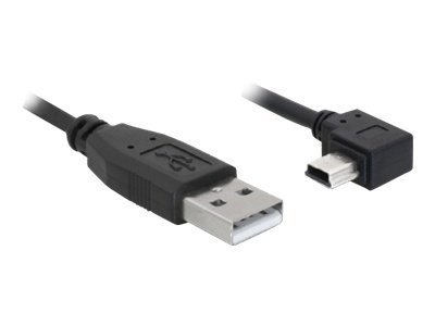 Delock 82681 - 1 m - USB A - Mini-USB B - Maschio/Maschio - 0,48 Gbit/s - Nero