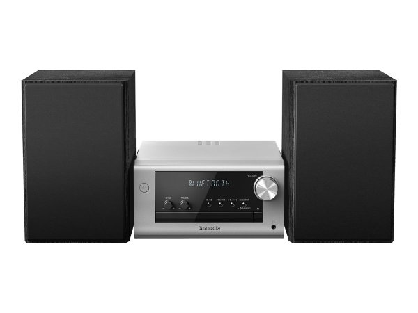 Panasonic SC-PM704 - Microsystem - Gesamt - Silber SC-PM704EG-S - Lautsprecher - MP3