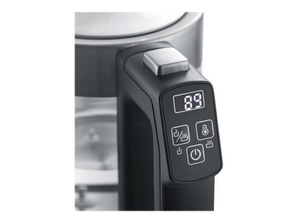SEVERIN WK 3458 - 0,5 L - 1100 W - Nero - Trasparente - Vetro - Acciaio inox - Termostato regolabile