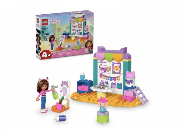 LEGO 10795 Gabby's Dollhouse Bastelspa mit Baby Box