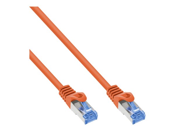 InLine cavo patch - Cat.6A - S/FTP - TPE (LSZH) - CCA - arancione - 0,5m