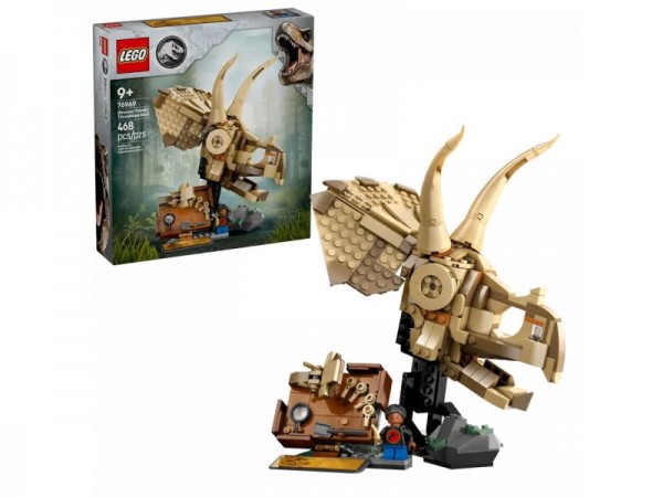 LEGO 76969 Jurassic World Dinosaurier-Fossilien Triceratops