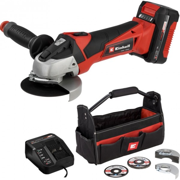 Einhell TE-AG 18/115 Li - 8500 Giri/min - 11,5 cm - Batteria - 2,5 Ah - 3,69 kg