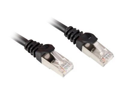 Sharkoon Patch Cable RJ45 Cat 6 SFTP Black - Cavo - Rete