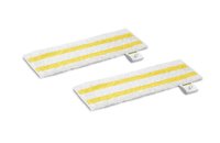 Kärcher Universal floor cloth set EasyFix - Panno monouso per mocio - Bianco - Giallo - 2 pz - 115 m