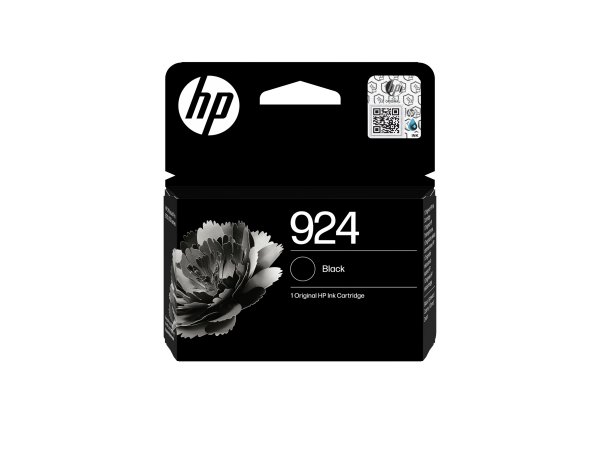 HP 924 Schwarz Original Druckerpatrone Standardertrag Schwarz e - Originale - Cartuccia di inchiostr
