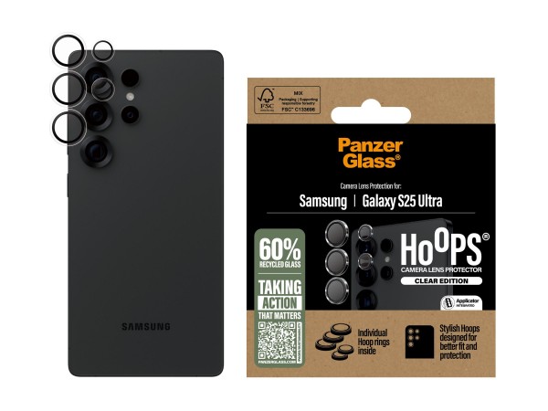 PanzerGlass Hoops Clear Lens Protector Galaxy S25 Ultra