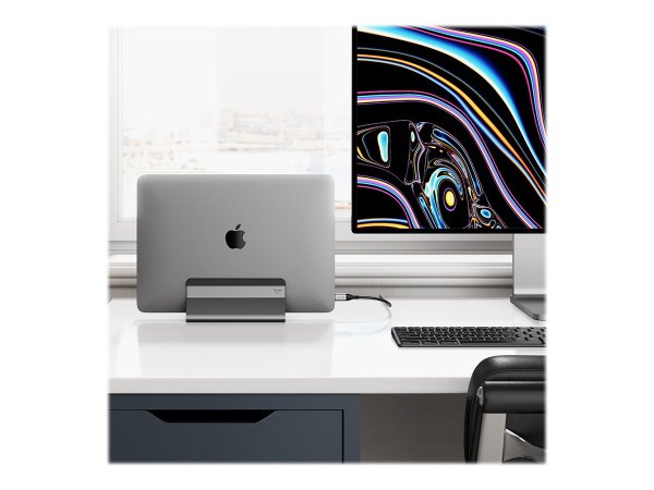 Alogic AALNBSS-SGR - Supporto per notebook - Grigio - Alluminio - Silicone - 443 g