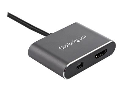 StarTech.com Adattatore multiporta da USB-C a Mini DisplayPort o HDMI - 4K 60Hz - USB tipo-C - Uscit