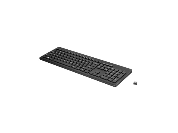 HP 230 Tastatur RF Wireless Schwarz 3L1E7AA#ABB - Tastiera - AZERTY