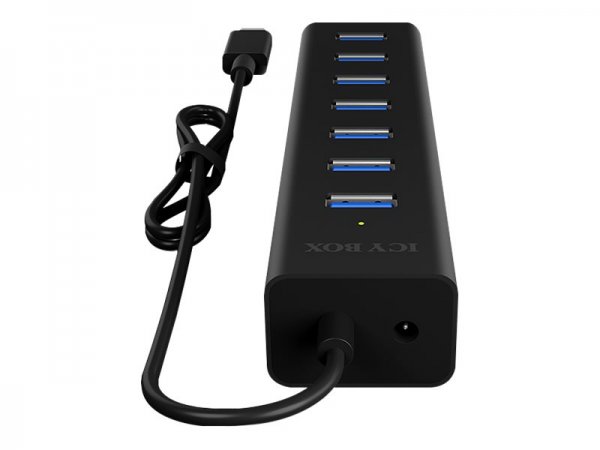 ICY BOX IB-HUB1700-C3 - USB 3.2 Gen 1 (3.1 Gen 1) Type-C - USB 3.2 Gen 1 (3.1 Gen 1) Type-A - 5000 M