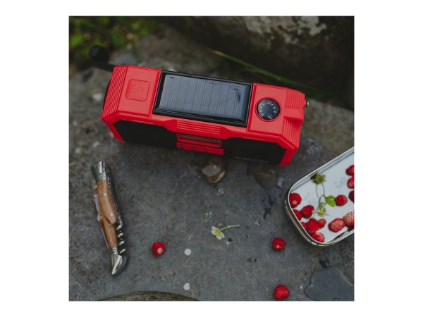 Albrecht DR 112 - Digitale - DAB+ - FM - 5 W - LED - USB tipo-C - Nero - Rosso