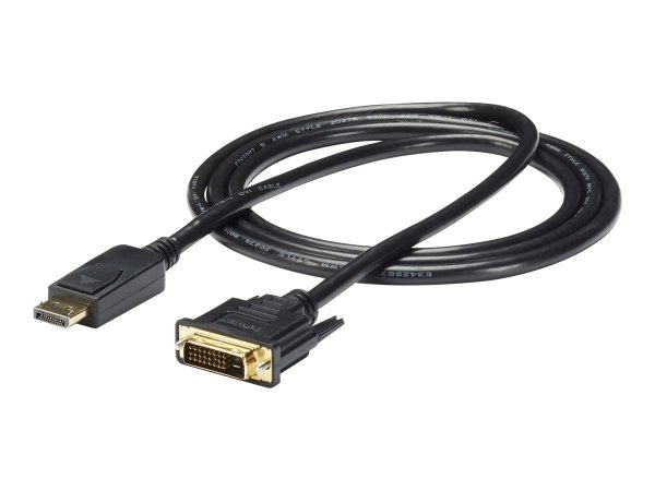 StarTech.com Cavo DisplayPort a DVI di 1,8 m - M/M - 1,8 m - DisplayPort - DVI-D - Maschio - Maschio