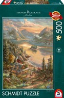 Schmidt Thomas Kinkade Studios Pracht am Seeufer 500 Teile