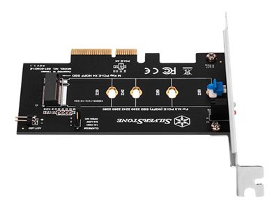 SilverStone SST-ECM21-E M.2 Adapterkarte, PCIe 4.0, 1x M-Key - Low Profile - Adapter zum Einsatz von