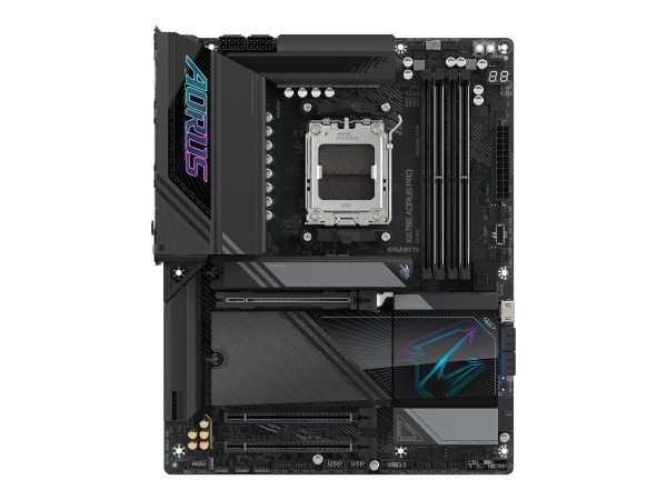 Gigabyte X870E AORUS PRO Mainboard - Unterstützt AMD Ryzen 9000 CPUs, 16+2+2 Phasen digitales VRM, b