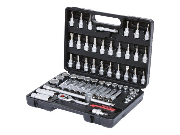 KS TOOLS 911.0661 - Set di bussole - 3/8" - 61 testina/e - Acciaio al cromo vanadio - 4,2 kg