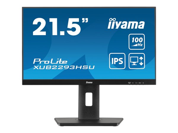 Iiyama 22" ProLite XUB2293HSU-B7 FHD/DP/HDMI/4xUSB/IPS - Schermo piatto (tft/lcd) - 54,6 cm