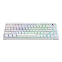 Savio PHENIX WHITE Klawiatura mechaniczna bezprzewodowa Gateron Red Pro - Tastiera - QWERTY