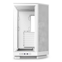 NZXT H6 Flow RGB - Midi Tower - PC - Bianco - ATX - micro ATX - Mini-ITX - Acciaio - Vetro temperato