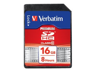 Verbatim Premium - 16 GB - SDHC - Classe 10 - 10 MB/s - 10 MB/s