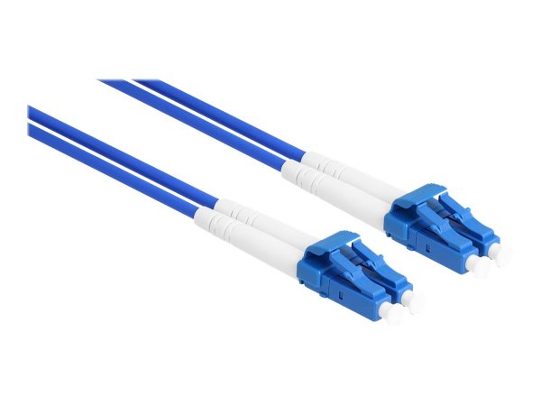 Delock Cavo in fibra ottica con armatura in metallo da LC Duplex a LC Duplex monomodale OS2 3 m - 3