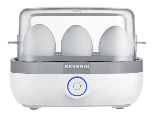 SEVERIN EK 3164 - 6 uovo/uova - Pulsante - Grigio - Bianco - 420 W - 138 mm - 190 mm
