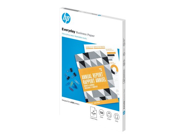 HP Carta patinata Everyday certificata FSC - per stampa laser: confezione da 150 fogli/A4/210 x 297