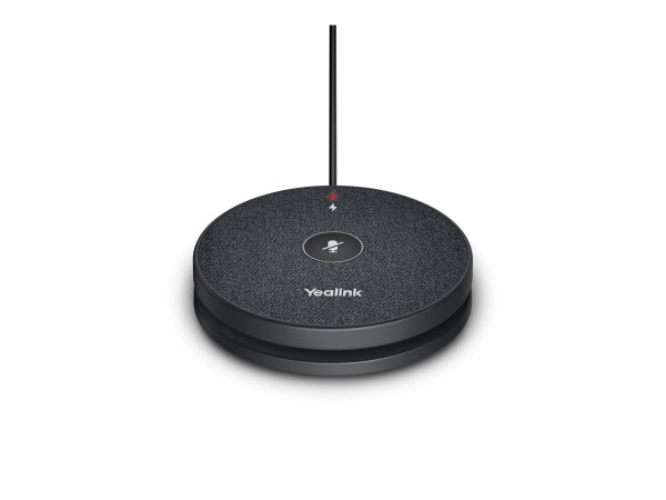 Yealink VCM36-W - Microfono - Nero - Scrivania - 6 m - Yealink - Wireless