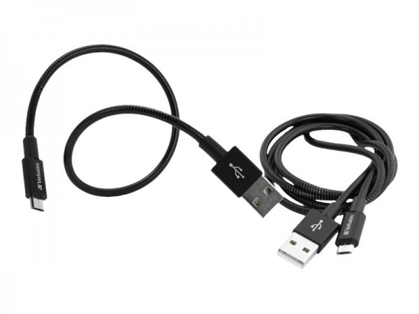 Verbatim 48875 - 1 m - Micro-USB A - USB A - USB 3.2 Gen 1 (3.1 Gen 1) - Nero