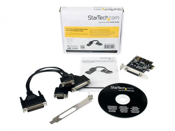 StarTech.com Scheda seriale/parallela PCI Express 2S1P con cavo di ripartizione - PCIe - Parallelo -