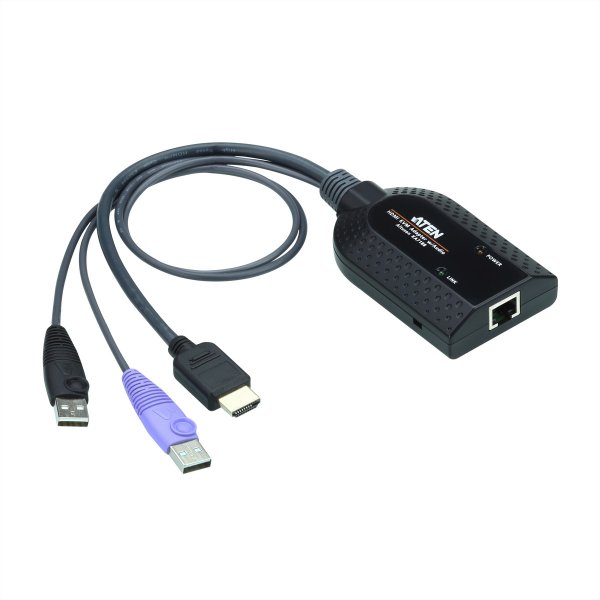 ATEN KA7188 USB HDMI VM KVM Adapterkabel - Kvm switch - Uscita HDMI