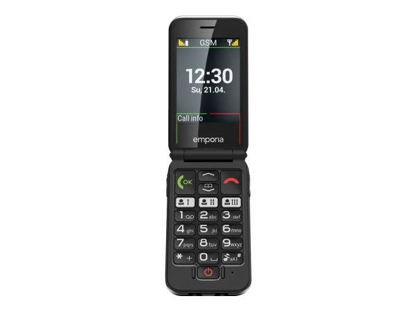 Emporia emporiaJOY - A conchiglia - SIM singola - 7,11 cm (2.8") - Bluetooth - 1300 mAh - Nero