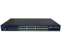 ALLNET Switch smart managed Layer2• PoE Budget 370W• 24x at• 4x SFP• 19""• - Interruttore - 56 Gbps