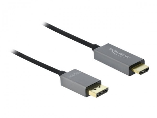 Delock DisplayPort attivo 1.4 a cavo per HDMI 4K 60 Hz (HDR) da 1 m - 1 m - DisplayPort - HDMI - Mas