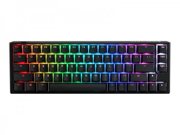 Ducky One 3 Classic SF - Cablato - USB - Interruttore a chiave meccanica - LED RGB - Nero - Bianco