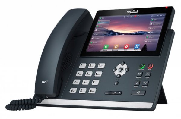 Yealink SIP-T48U - IP Phone - Grigio - Cornetta cablata - 1000 voci - LED - 17,8 cm (7")