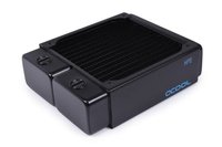 Alphacool 14472 - Radiatore - Ottone - Rame - Acciaio inox - Nero - 1/4" - 0,8 bar - 2 ventola(e)
