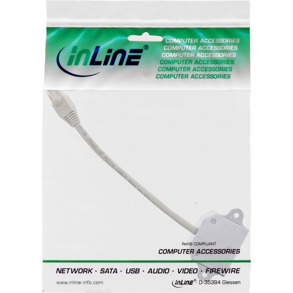 InLine Duplicatore di porte ISDN - da spina RJ45 a 2x presa RJ45 - 0,15m