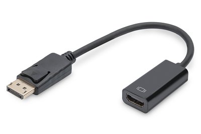 DIGITUS Adattatore / Convertitore DisplayPort - DP - HDMI - 0,15 m - DisplayPort - HDMI tipo A (Stan