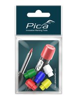 Pica Zubehoer-Set farbige Kappen für Dry