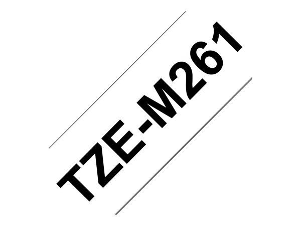 Brother TZE-M261 - Nero su bianco - TZe - Bianco - Trasferimento termico - Cina - 5 anno/i