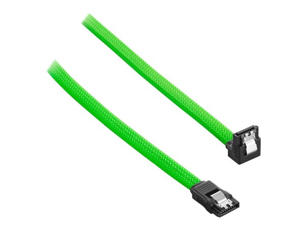 cablemod CM-CAB-RSAT-N60KLG-R - 0,6 m - SATA III - Femmina/Femmina - Verde - Dritto - Destra