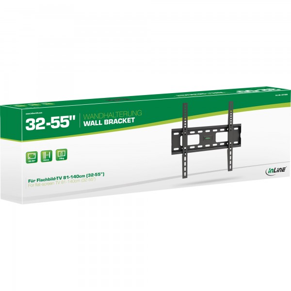 InLine Staffa da parete per TFT / LCD / LED / plasma - (32-55") - max. 75 kg