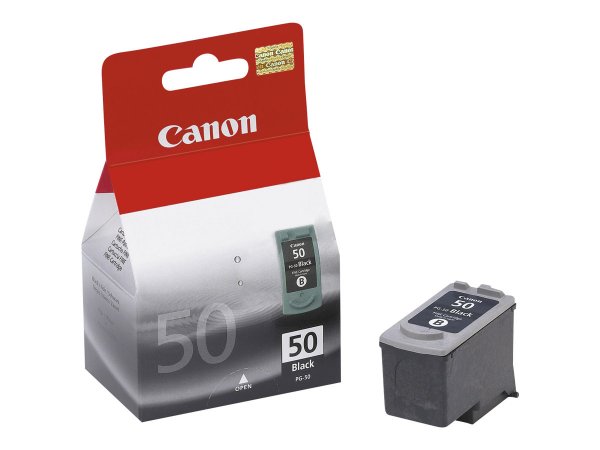 Canon Cartuccia d'inchiostro nero a resa elevata PG-50 BK - Nero - Inchiostro a base di pigmento - 1