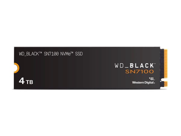 WD_BLACK SN7100 WDS400T4X0E-00CJA0 - SSD - 4 TB - interno - M.2 2280 - PCIe 4.0 x4 (NVMe) - WD Black